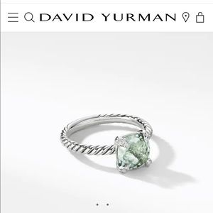David Yurman Prasiolite Ring - Size 7